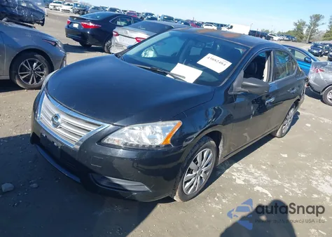 2014 Nissan Sentra S из США, поврежденный, VIN 3N1AB7AP4EY262798